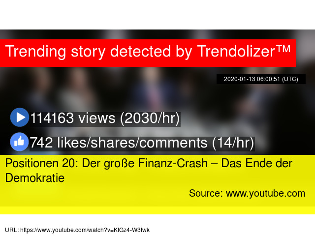 Positionen 20 Der Grosse Finanz Crash Das Ende Der Demokratie